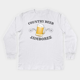 Country Beer Jamboree Kids Long Sleeve T-Shirt